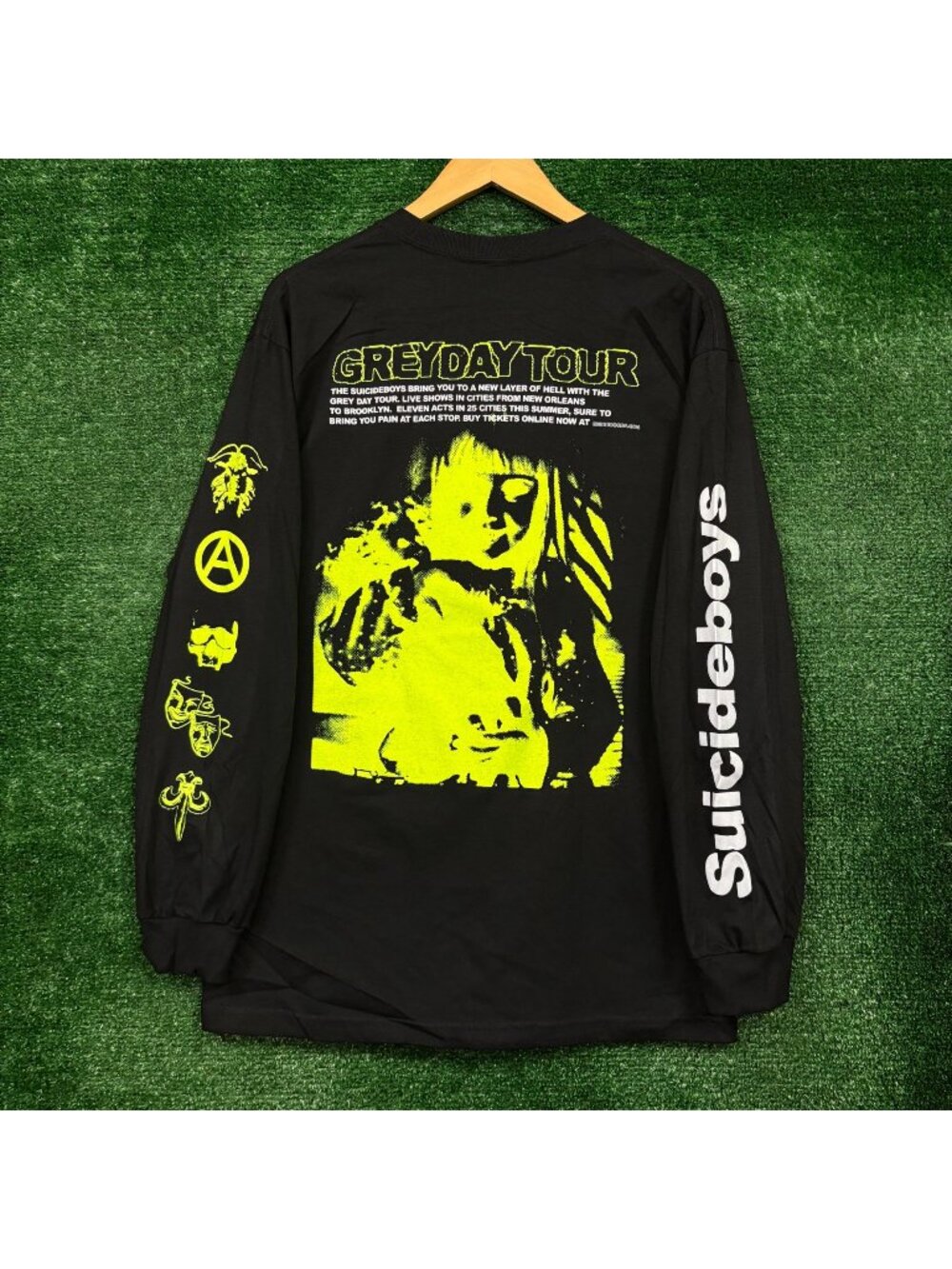 G59 Records x The Suicideboys Greyday Tour Hip-Hop LS Shirt Size Large